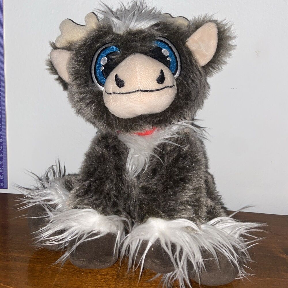 REINDEER IN HERE 9'' CHRISTMAS WINTER DEER BROWN WHITE PLUSH STUFFED ANIMAL